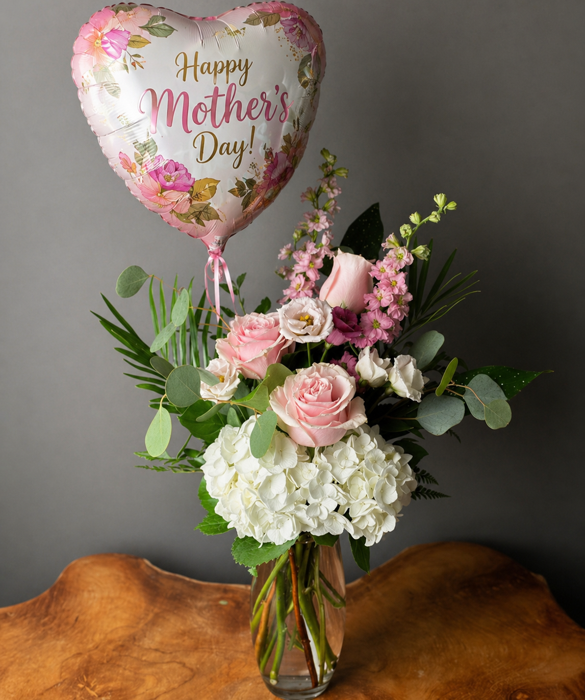 Blushing love for Mom